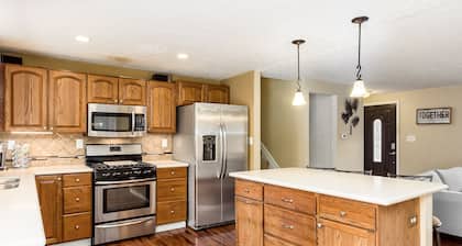 COMPLETELY UPDATED 4 bedroom, 2 full bath home with deck and big yard