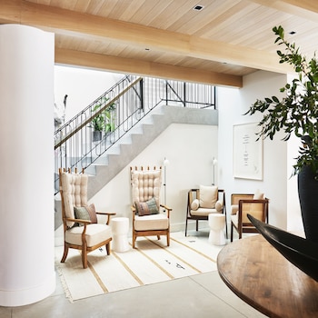 Reception area at The Rockaway Hotel