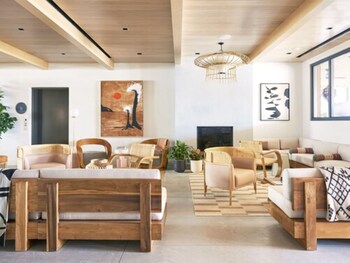 Reception area at The Rockaway Hotel
