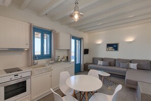Familienapartment | Wohnbereich | Flachbildfernseher