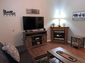 Condo, Multiple Beds (201 Colonial Crest Pigeon Forge Retre) | Living room | Flat-screen TV - 201 Colonial Crest Pigeon Forge Retreat (Pigeon Forge)