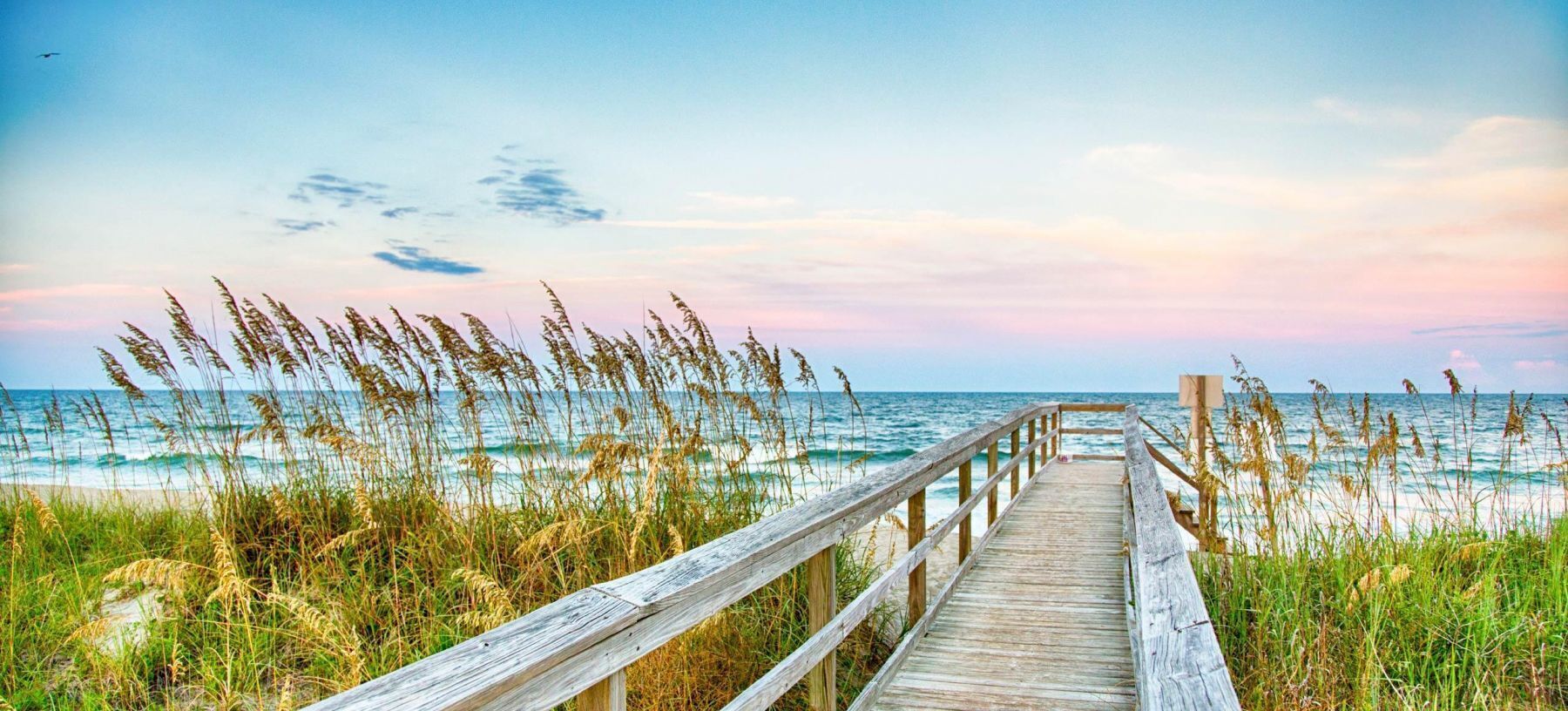 On the beach, sun loungers