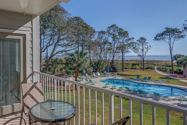 Direct Oceanfront Villa Overlooking Private Pool and South Forest Beach.