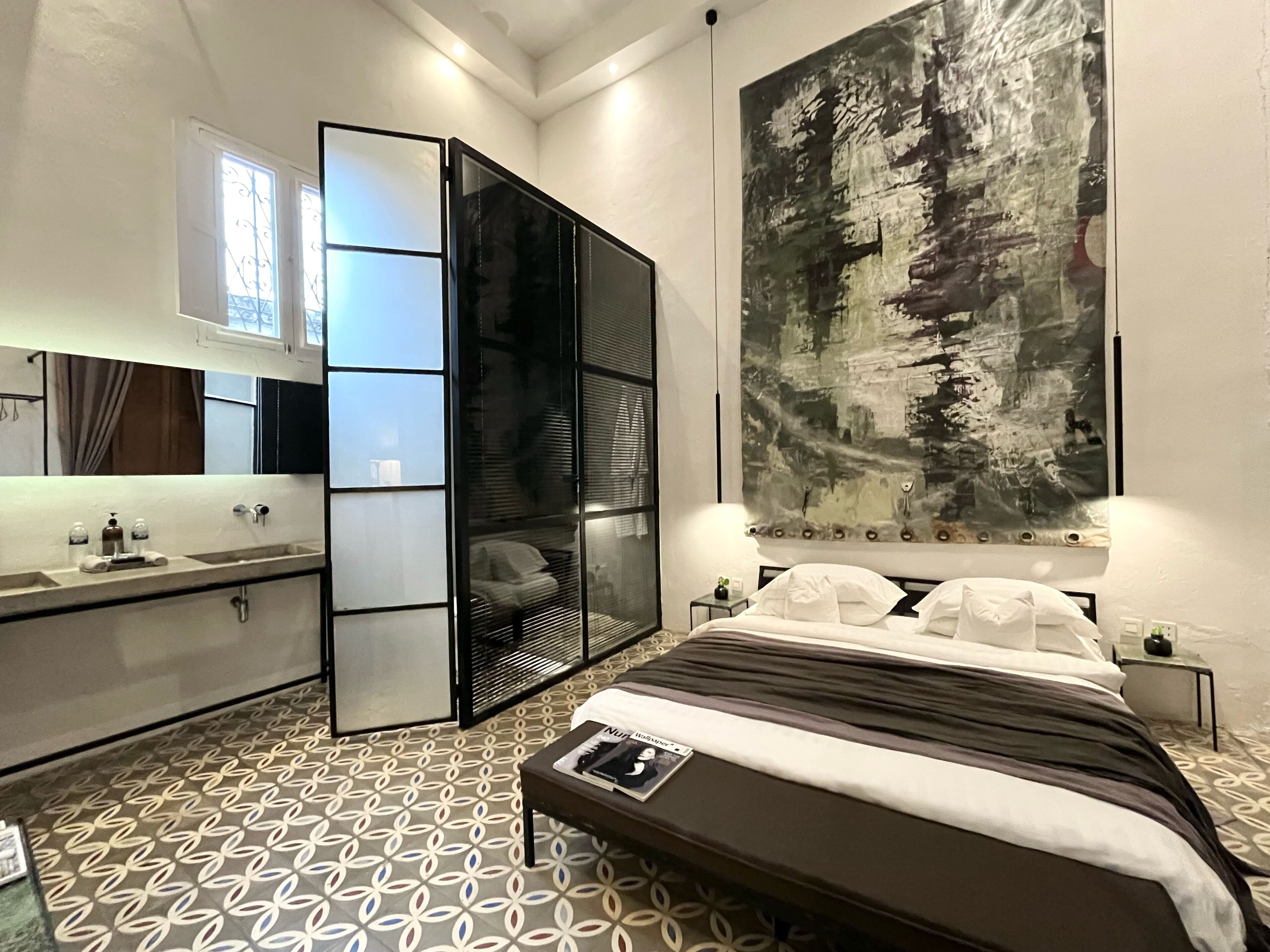 royal suite | bathroom | designer toiletries, hair dryer, bathrobes, slippers