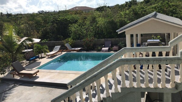 Outdoor pool - Sagusta Gardens PLS Family/Group with pool view - 15D (Providenciales)