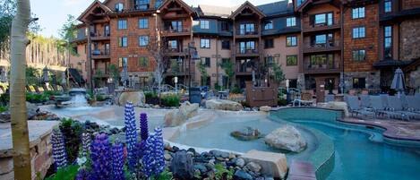 Indoor pool, outdoor pool