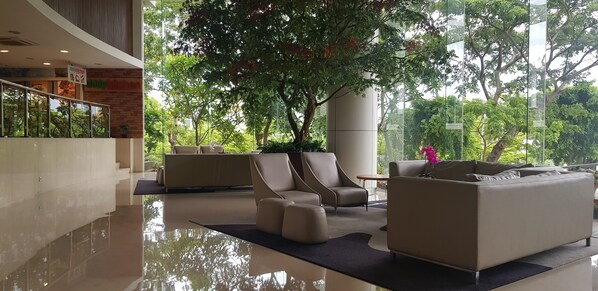Lobby sitting area - Apatel Ancol Mansion (Jakarta)