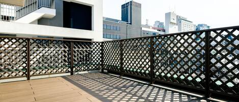 Deluxe appartement (3LDK) | Terras