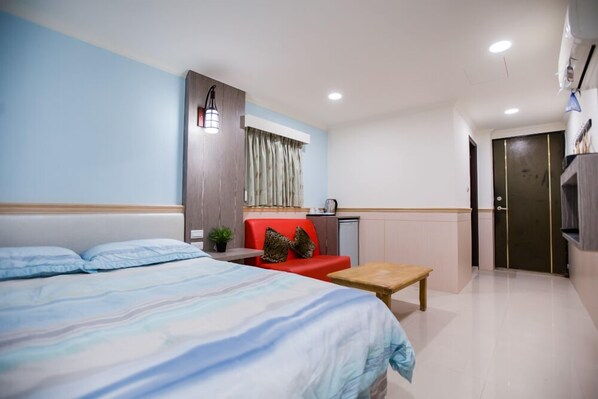 클래식 더블룸 | 책상, 암막 커튼, 무료 WiFi, 침대 시트