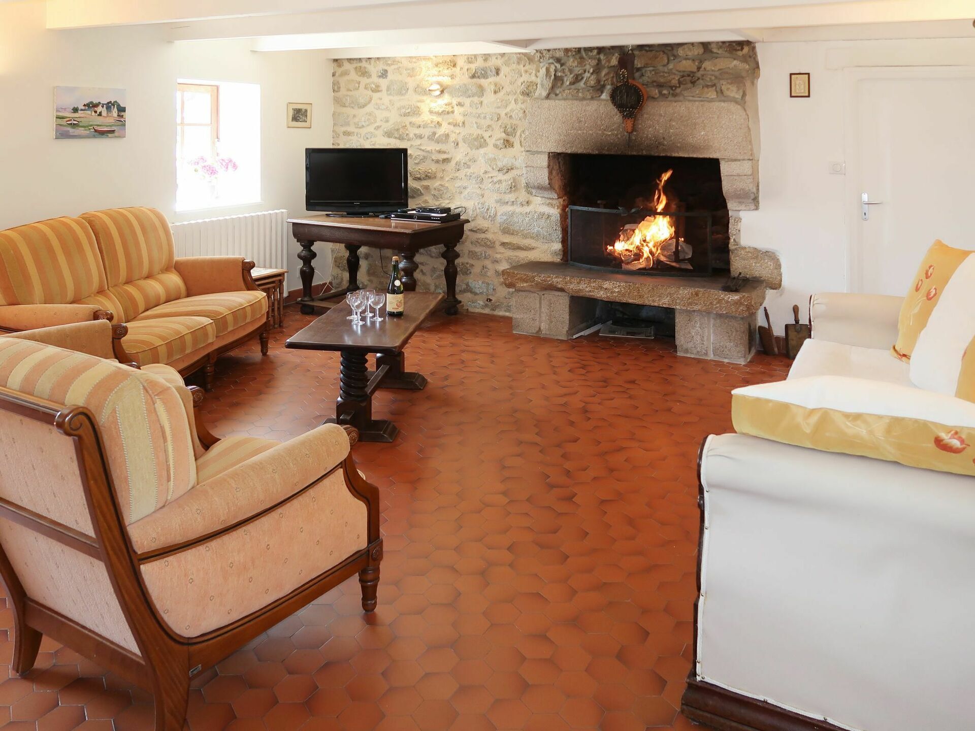 Merveilleuse Maison De Vacances Privée Pour 8 Personnes Avec Wifi, Tv Et Terrasse - Plouescat