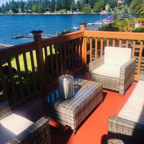 Seattle Tacoma Seattle Airport/Light Rail SeaTac 1BR Apt Waterfront Lake Home #5