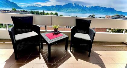 nr. 71Modern and spacious studio with balcony and lake view