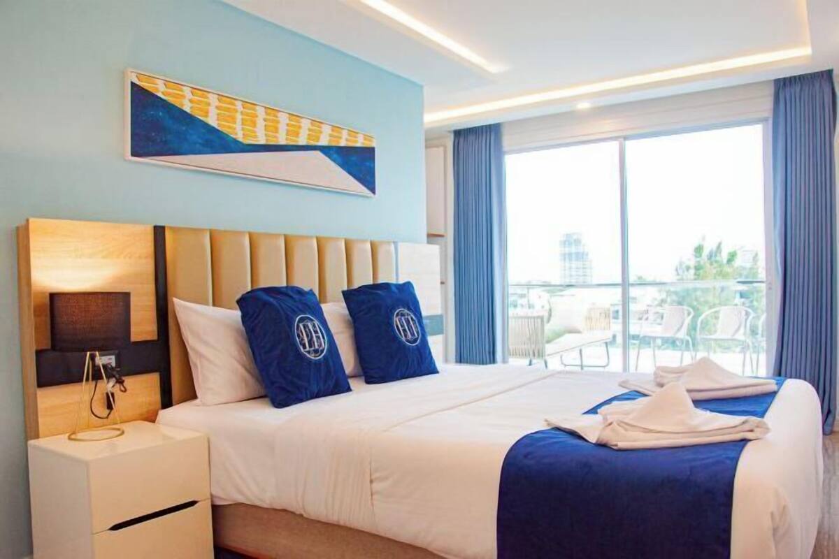 2 slaapkamers, een minibar, een kluis op de kamer