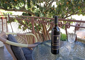 Studio (Studio with Balcony) | Balcony - Apartment Sweet Romantic (Konavle)