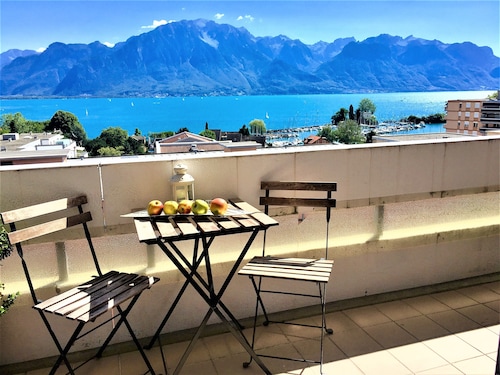 MONTREUX - Ap.2.5 lakeview fantastic, quiet, very light ap.,  Résidence, Clarens