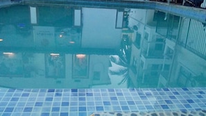 Indoor pool, outdoor pool