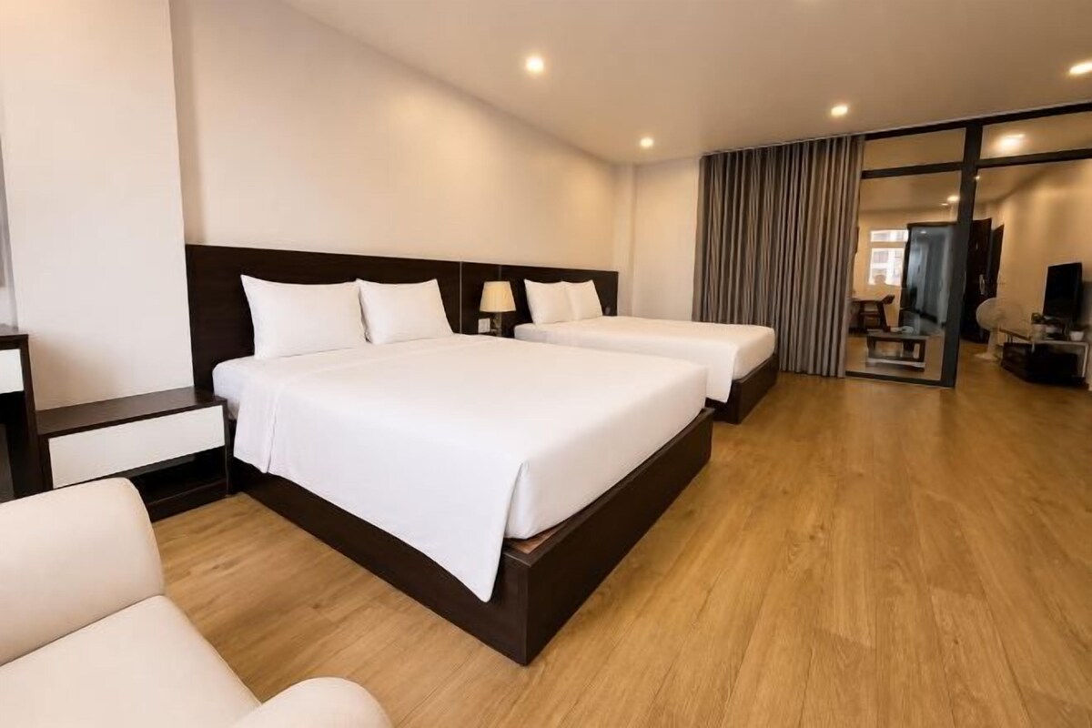 In-room safe, desk, laptop workspace, blackout curtains