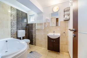 Hair dryer, towels