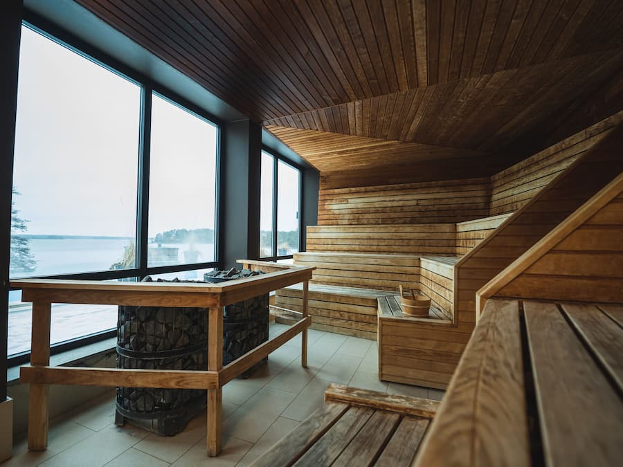 Sauna, steam room, massages