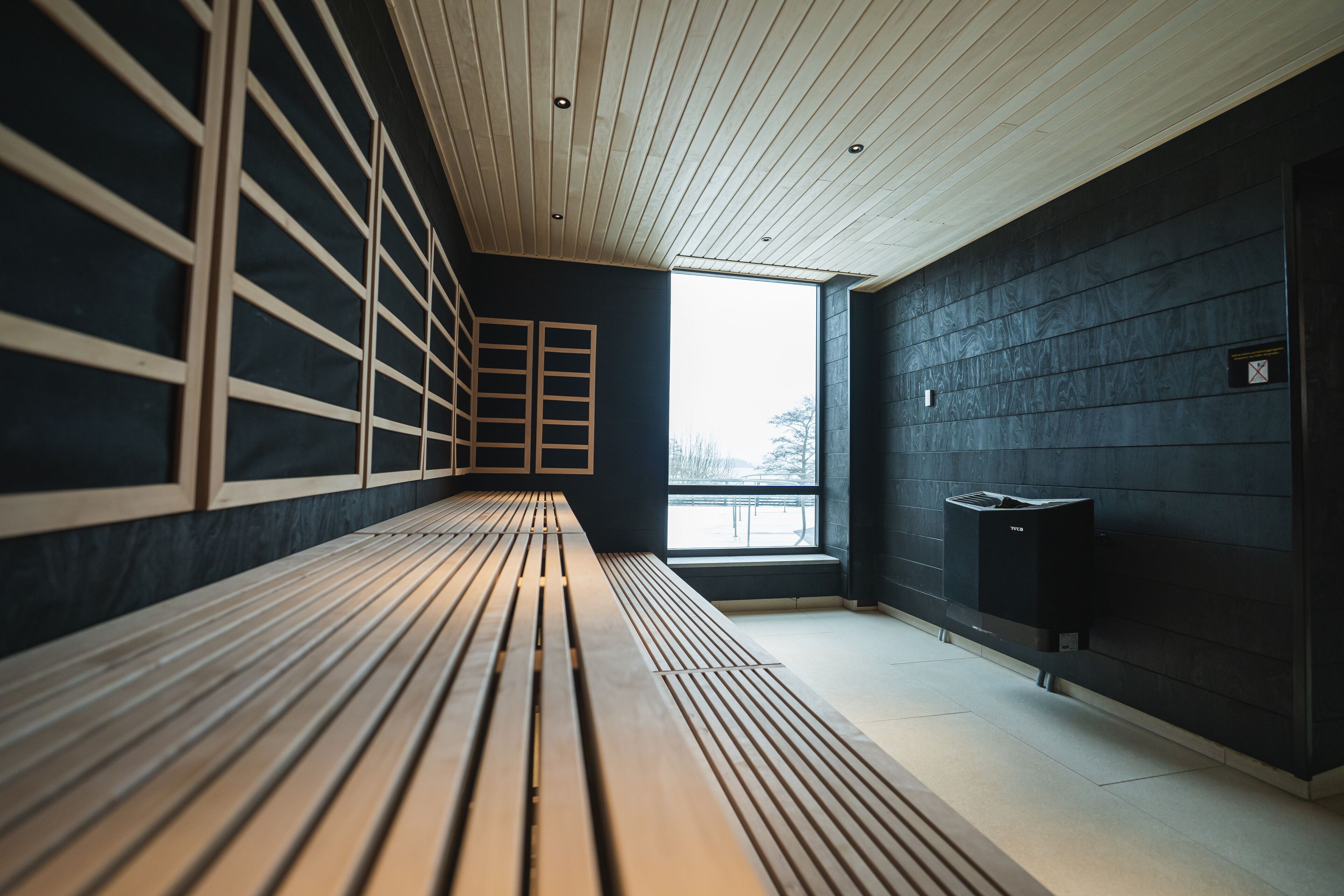 sauna, steam room