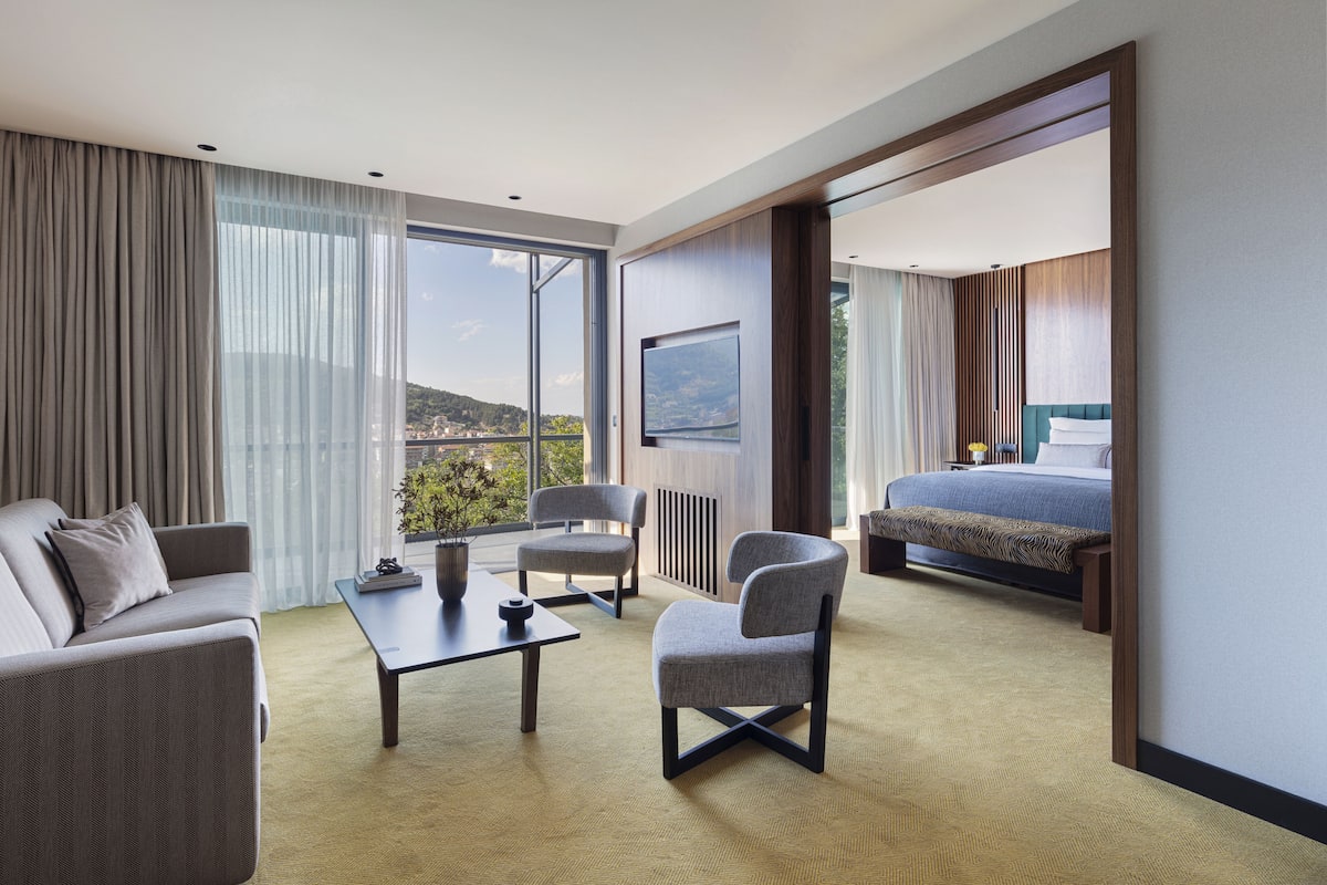 Suite (The Lynx) | 1 slaapkamer, luxe beddengoed, Tempur Pedic-bedden, een minibar