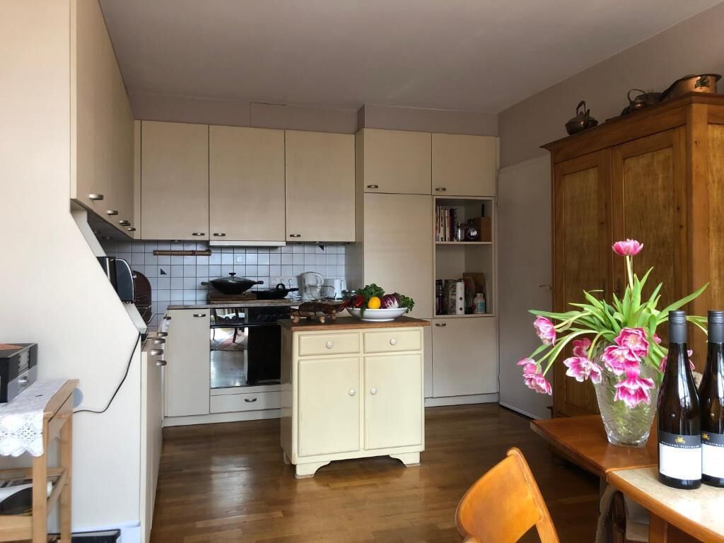 Departamento Deluxe, balcón, vista al patio | Cocina privada