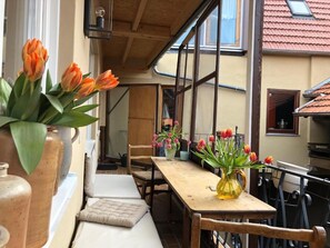 Apartament Deluxe, balcó, vistes al pati | Balcó