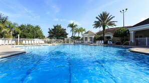 Outdoor pool - Luxury 3 Bedroom Condo on Windsor Palms Resort, Orlando Condo 1871 (Kissimmee)