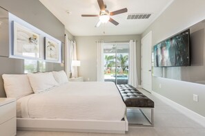 8 bedrooms, bed sheets - Beautiful Villa With Private Pool, Close to Disney, Orlando Villa 2942 (Kissimmee)