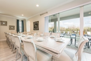 Villa (1 Bedroom) | Private kitchen | Fridge, microwave, oven, stovetop - Beautiful Mansion With Private Pool, Close to Disney, Orlando Mansion 2889 (Kissimmee)