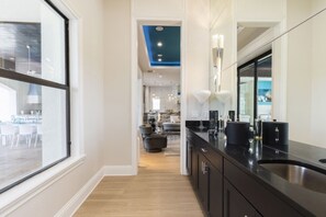 Villa (1 Bedroom) | Private kitchen | Fridge, microwave, oven, stovetop - Beautiful Mansion With Private Pool, Close to Disney, Orlando Mansion 2907 (Kissimmee)