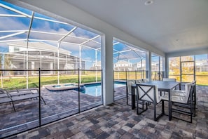 Balcony - 5 Star Villa Close to Disney, Orlando Villa 2600 (Davenport)