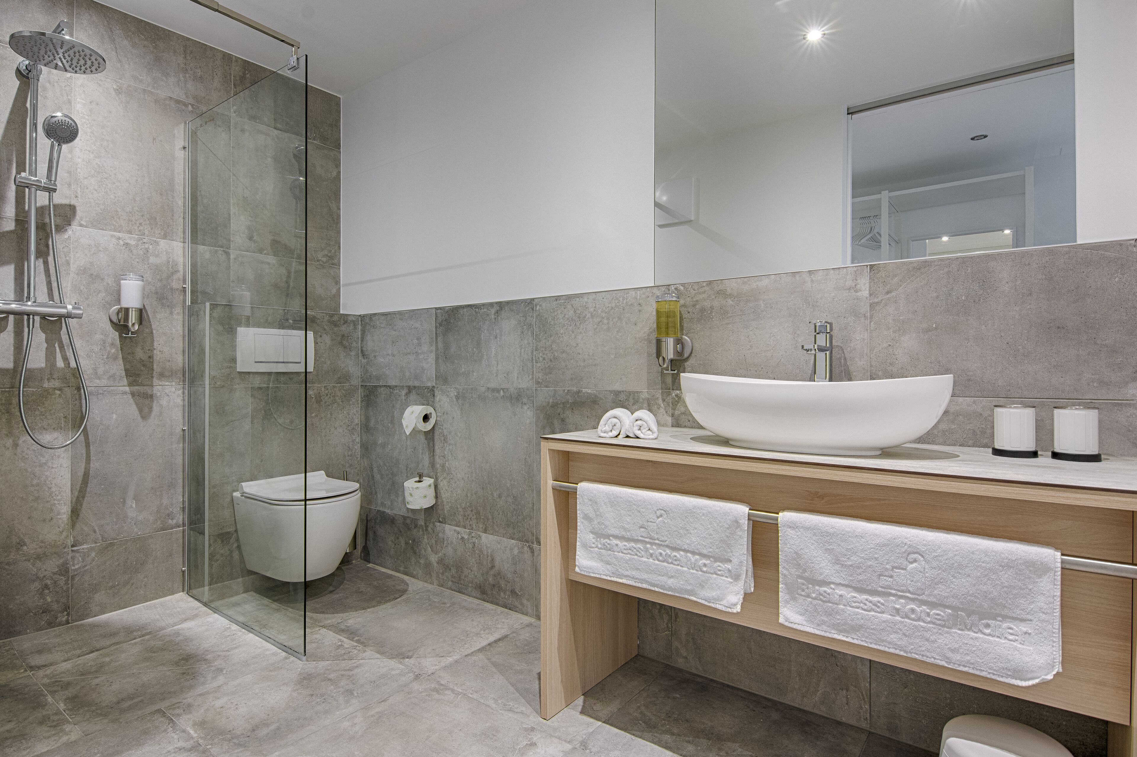 Towels, toilet paper
