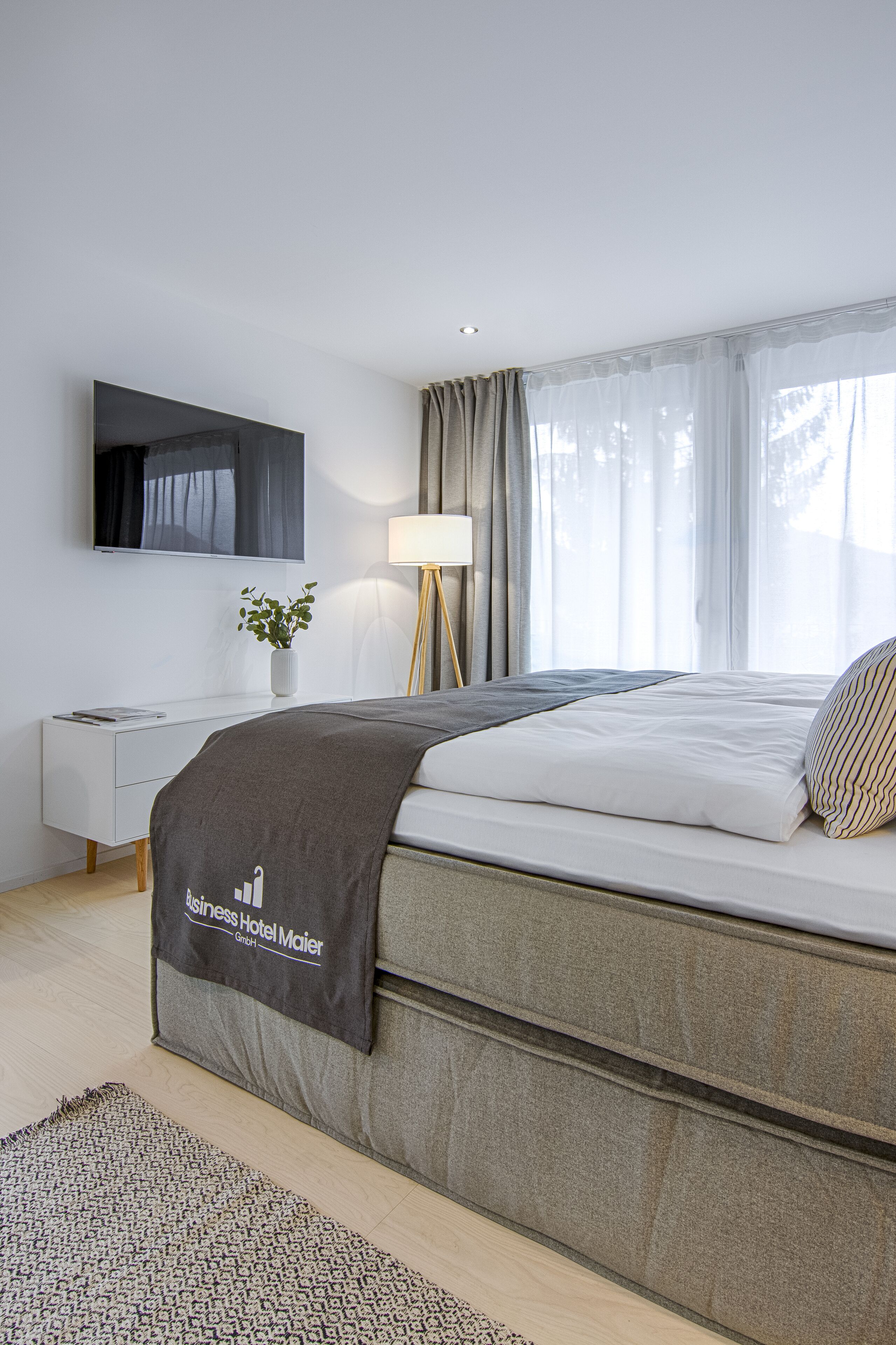 Comfort-Doppelzimmer, 1 Schlafzimmer | Hochwertige Bettwaren, Schreibtisch, laptopgeeigneter Arbeitsplatz