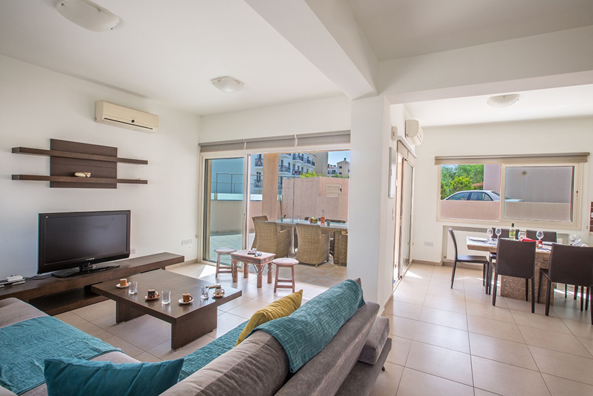 Villa (1 Bedroom) | Living room | TV, DVD player