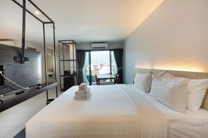 Family Room for 4 | In-room safe, blackout drapes, free WiFi, bed sheets - BOOK Design Hotel (Chiang Mai)