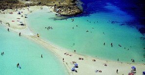 På stranden