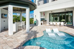 Outdoor pool - Beautiful Villa With Private Pool, Close to Disney, Orlando Villa 2949 (Kissimmee)