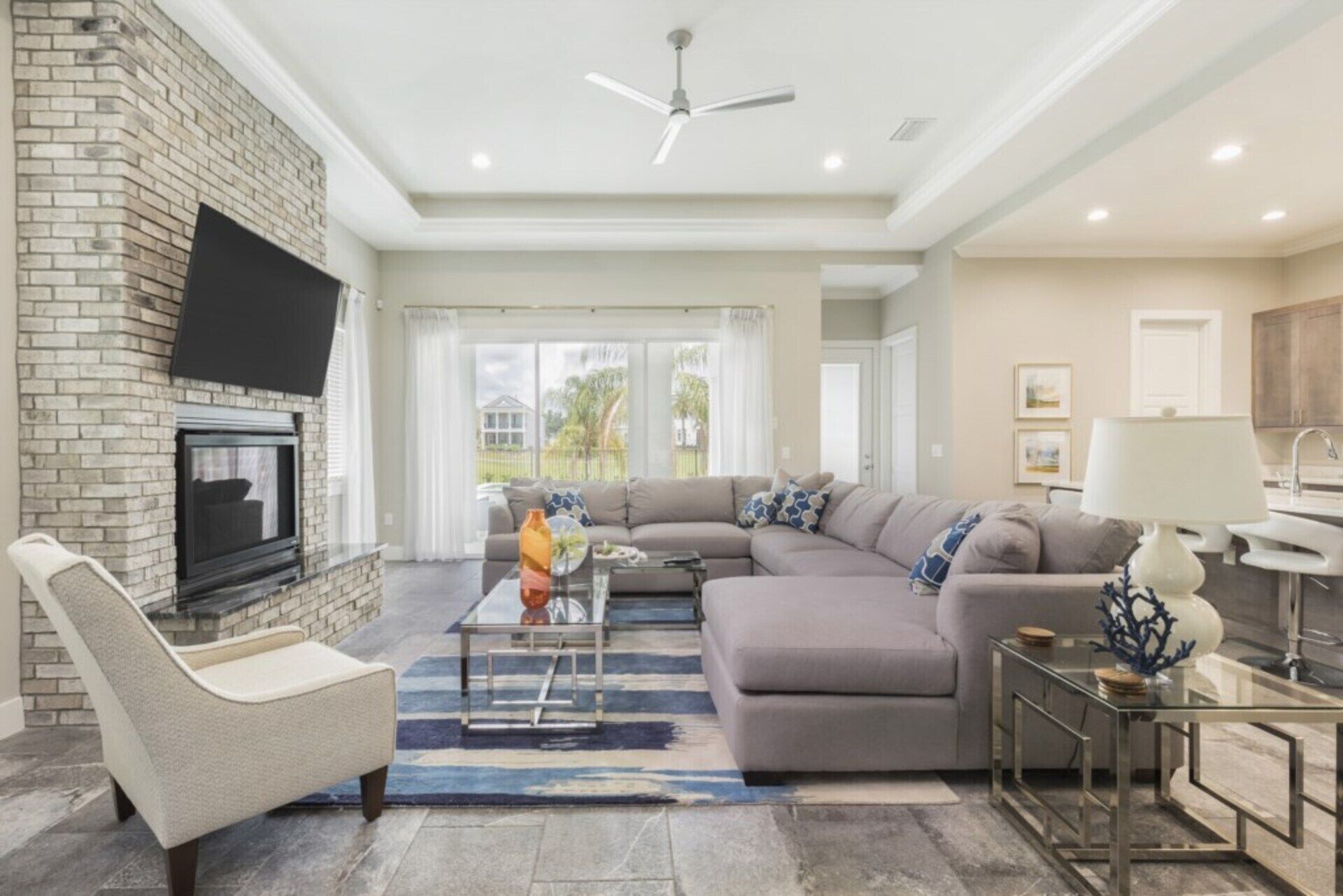 วิลล่า (1 Bedroom) | ห้องนั่งเล่น | ฟุตบอลโต๊ะ