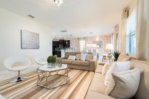 Villa (1 Bedroom) | Living room | Table football - VIlla in Champions Gate Resort 1529 (Davenport)