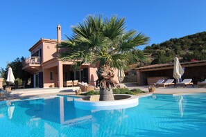 Superior Villa, 4 Bedrooms, Private Pool, Sea View | Terrace/patio