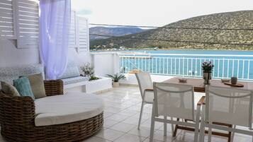 Appartement, 2 chambres, vue port | Terrasse/Patio