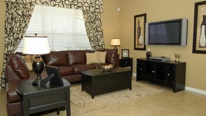 Villa (1 Bedroom) | Living room | Flat-screen TV - Villa Close to Disney, Orlando Villa 3261 (Kissimmee)