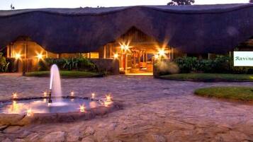 Front of property – evening/night