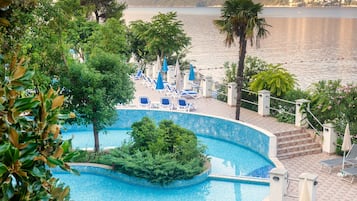 Alberca al aire libre por temporada