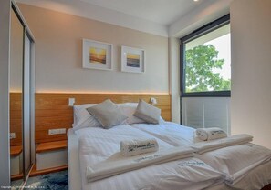 2 habitaciones y ropa de cama hipoalergénica 