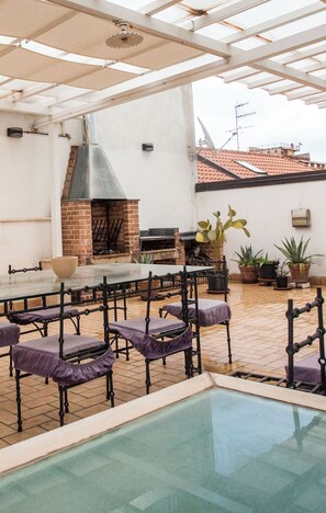 Apartamento, 2 habitaciones, terraza | Zona de parrillas o pícnic