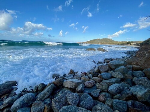 50m2 furnished apartment. Sleeps 4. Garden with terraces. Swimming pool.