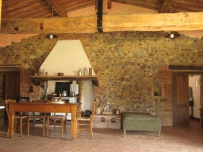 House, 2 Bedrooms, Smoking, Terrace | Dining room - la Casa - Agriturismo With Pool Between Siena and Grosseto (Civitella Paganico)