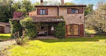 Casale Chimneys Immersed in Olive Trees